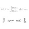 100 шт. Автомобильный крепеж, шпилька из углеродистой стали, оцинкованная сталь, A1226 R Тип Pin/4,8 Класс Тип B Шпилька Шпилька Волна для автомобиля