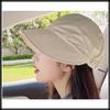 Long Running Cap for CA532 [White Fang] Brim, Plain, Foldable, Lightweight, Women, (blue)