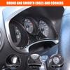 Мягкое углеродное волокно Для SEAT Leon MK2 2008-2012 Декоративная наклейка на панель приборной панели тахометра Автомобильные аксессуары для интерьера