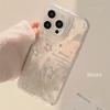 Hollow Little Star Feather Yarn Mobile Phone Case Suitable for Apple 15 Iphone13 Anti-fall 12 Korean 14 Promax Niche 16