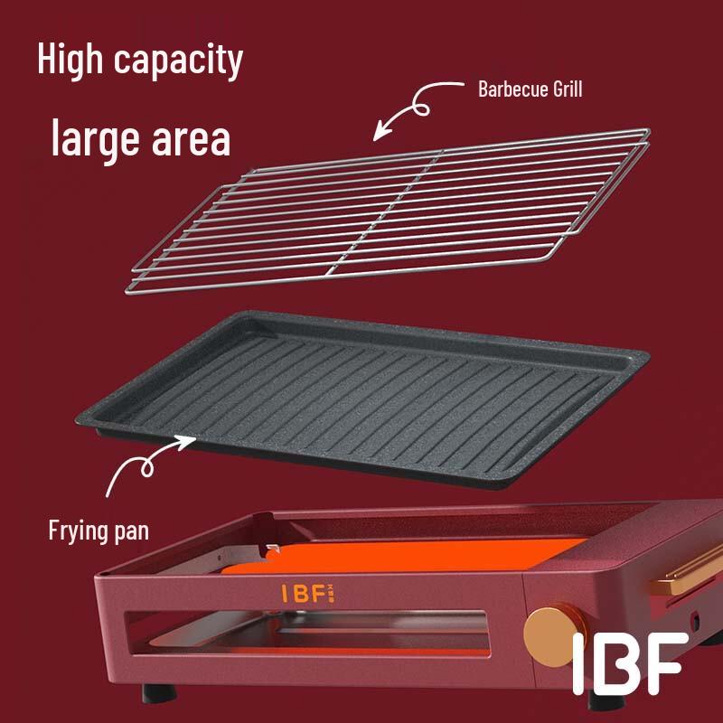 Aiboifei Real Fire BBQ Grill Pan
