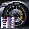 6PCS Car Brake Caliper Sticker Heat Resistant 3D Sticker Decal For M4 M8 5 Series E39 E60 E61 F10 F11 F07 G30 G31 G15 Z4 E89