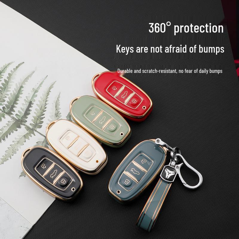 Hongqi EQM5/H7/E-HS3 Key Shell: Full Case Cover for H5 and HS7 Models - Unisex