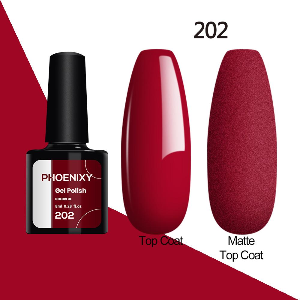 Лак для ногтей PHOENIXY, 8 мл, УФ-светодиодный гибридный лак для дизайна ногтей, гель-лайнер для маникюра, полупостоянная основа, верхнее покрытие, гель с блестками, блестящие цвета, гель