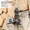 Простая ретро чугунная ручная работа, стойка для водопроводных труб, европейская настенная полка для хранения, кронштейн для украшения сада и балкона
