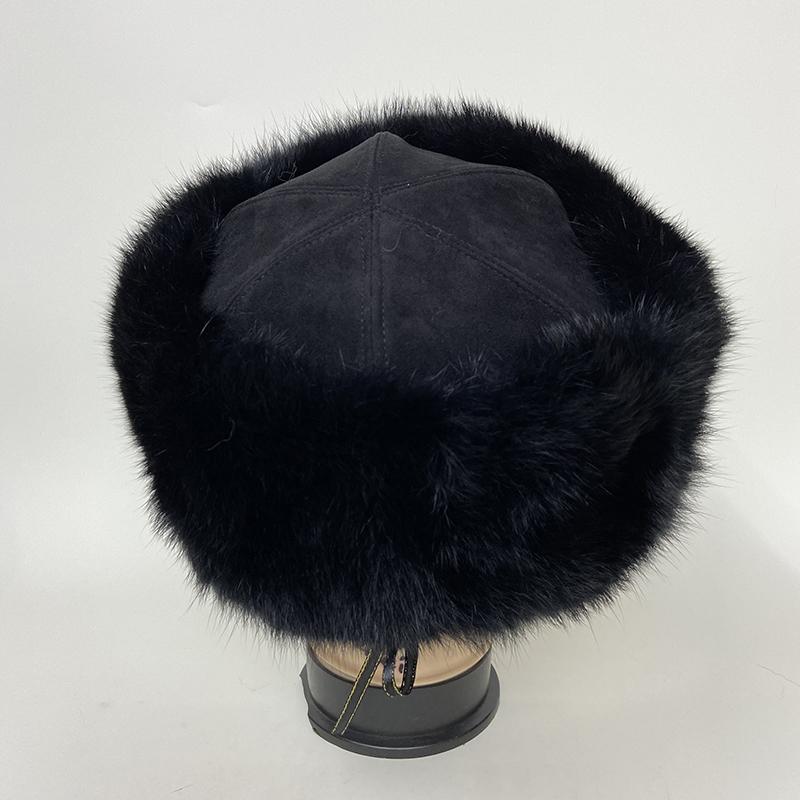 Новые модные меховые шапки из натурального кроличьего меха для женщин, теплая русская зимняя шапка из кроличьего меха, шапка без полей в виде дыни, шапки для мужчин
