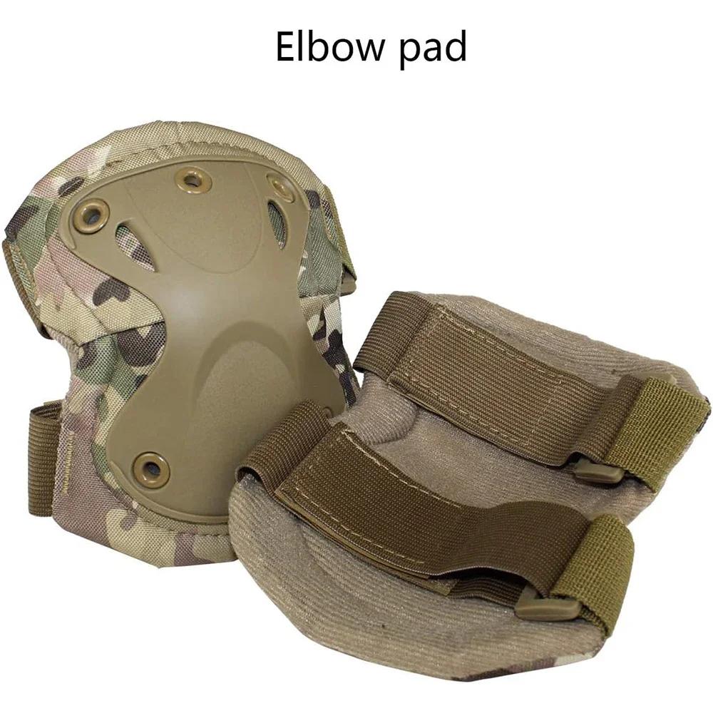 Уличная тактическая защитная экипировка наколенники налокотники для CS велоспорта альпинизма и пешего туризма защита спорт охота наколенник