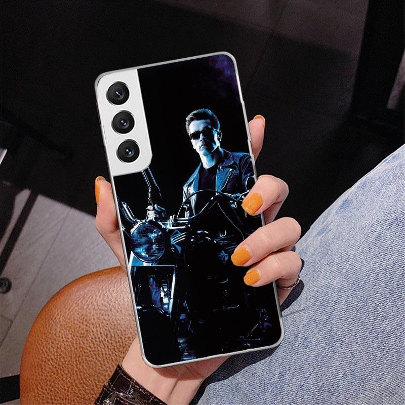 Чехол для телефона Arnold Schwarzenegger Terminator для Samsung Galaxy S24 S25 Edge S26 Ultra S23 S22 S21 Plus S20 FE + Персонализированный Pri