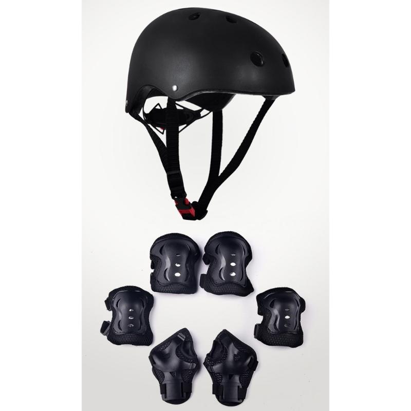 Teenager Gear Cycling Knee Pads Knee Pad Elbow Pads Sliding Board Kids Outdoor Wrist Guards Roller Skating Helmets Sets