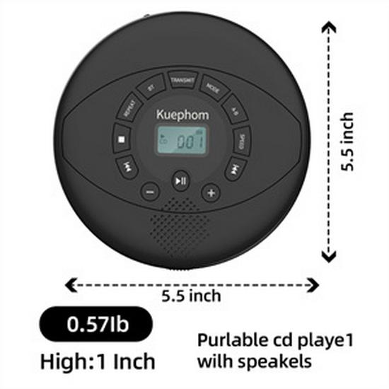 Портативный Bluetooth CD-плеер для дома, с функцией повтора, для раннего образования и воспроизведением MP3