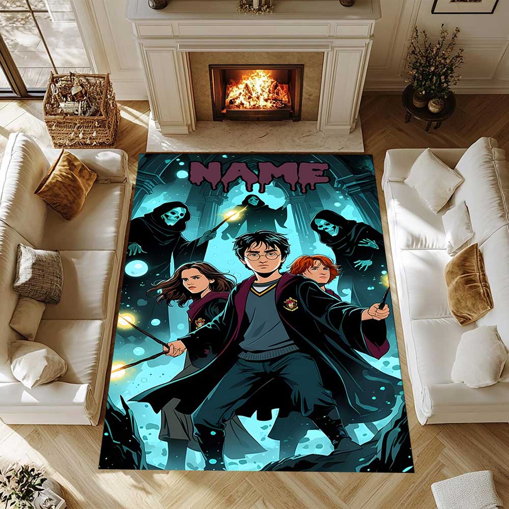 Warner Bros. Films (17) Customize your name rug, office chair cushion, home bedroom living room gift.