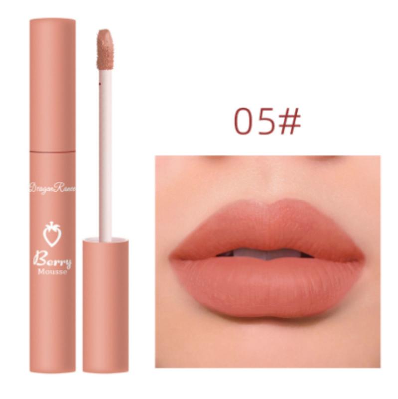 12 цветов пигмент для блеска для губ матовый бархатный макияж Waterpoof долговечная жидкая помада телесного цвета коричневый красный цвет для женщин