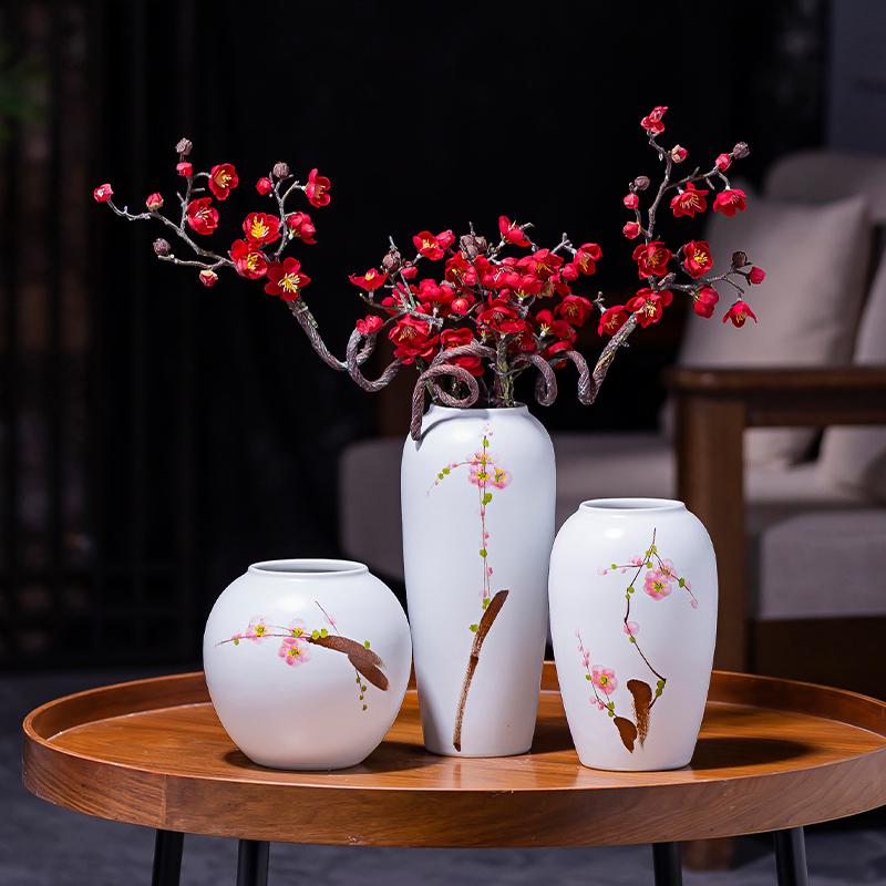 Современная минималистичная керамическая ваза для икебаны для украшения гостиной и шкафа