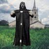 Scarecrow Screaming Ghost Halloween Decoration Scary Hanging Ghost of Death Outdoor Ornaments for Garden Yard Patio Lawn