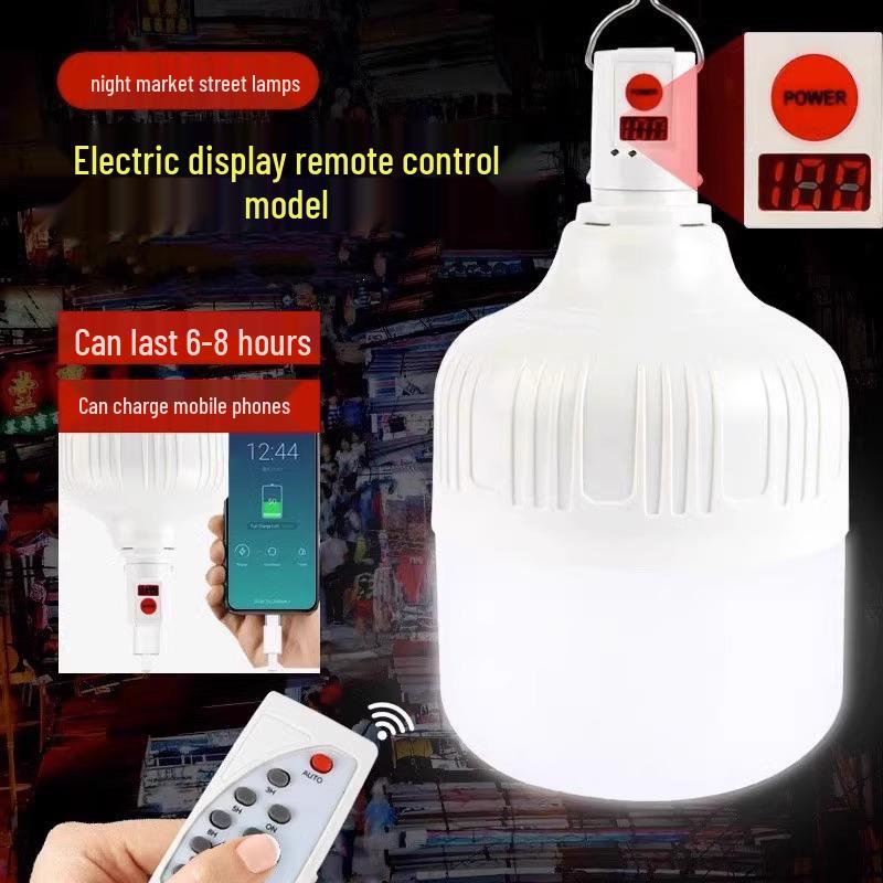 Сверхяркий портативный светодиодный светильник для торговой палатки с клипсой-подставкой для использования на открытом воздухе