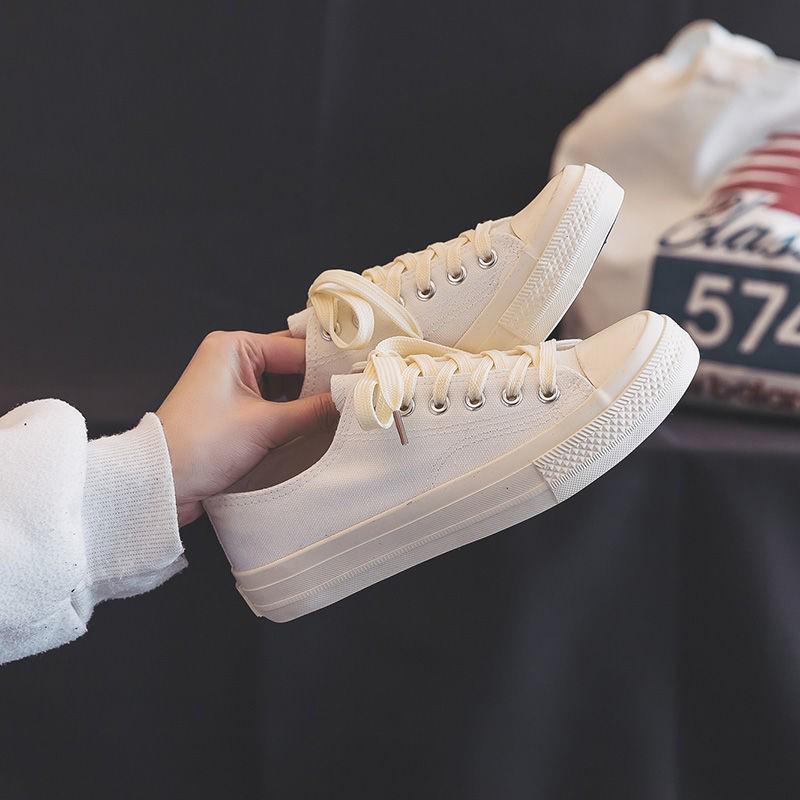 Ретро-ботинки Harajuku с низким верхом из парусины, стиль 1970-х годов, женские летние кроссовки A07