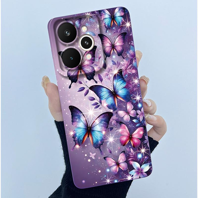 Чехлы Для Realme 15 Pro 5G Модный Минимализм Цветочный Чехол Для Телефона Ударопрочная Защита Мягкий Чехол Для Realme 15 15Pro 5G