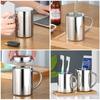Набор двухслойных кружек Abay из нержавеющей стали 304