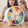 1 PCS Mute Electronic Clock Creative Early Education Learning Clock Durable Desktop Silent Alarm Clock