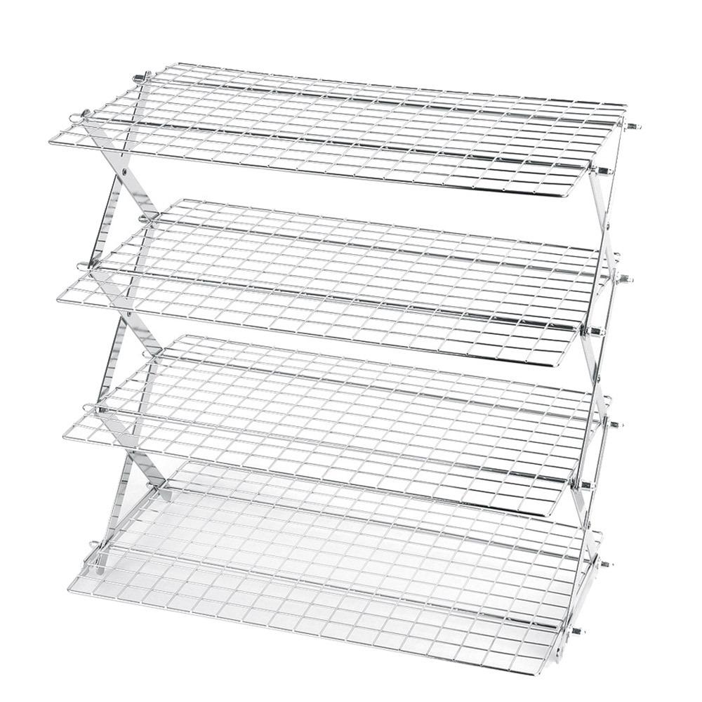 Black Silver Cooling Rack Wire Grid Grid Holder High Quality Baking Cooling Tray  Baking