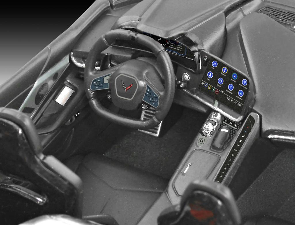 Немецкий уровень Corvette Stingray C8 Coupe Пластиковая модель 07714 1/25