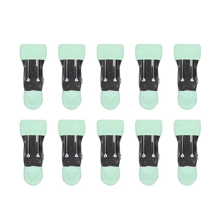 10 шт./компл. прочные многофункциональные мини-прищепки с двумя головками, зажимы для сушки, креативные нескользящие зажимы для маленьких пакетов с едой