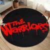 Круглый ковер The Warriors, Ковер для гостиной, спальни, дивана, игровой комнаты, Нескользящий коврик для пола