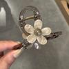 Корейский стиль, коготь для волос с сладким цветком, простая заколка для волос с крестом на затылке, инструменты для укладки, заколки в виде акулы, женские аксессуары для волос