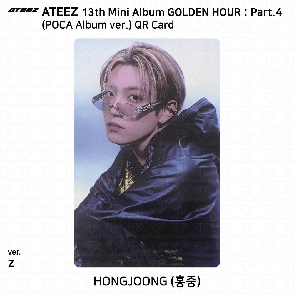 ATEEZ 13-й мини-альбом Golden Hour Часть 4 POCA Альбом версия. Фотокарта
