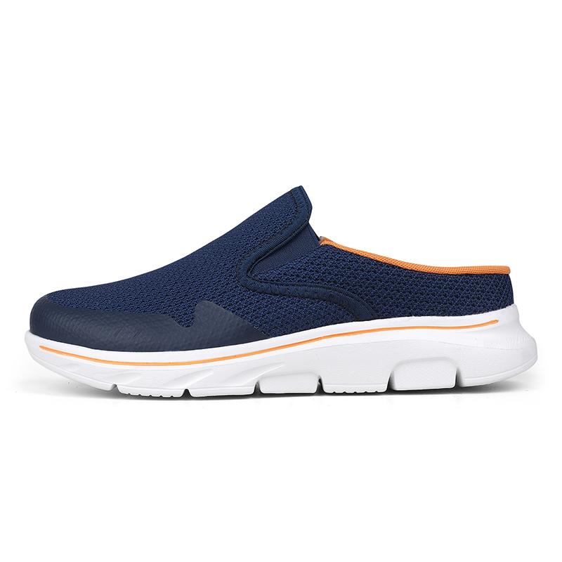 35-48 Мужские/Женские тапочки Мужские полутапочки Летние сетчатые Meter-дышащие мужские черные туфли Mueller