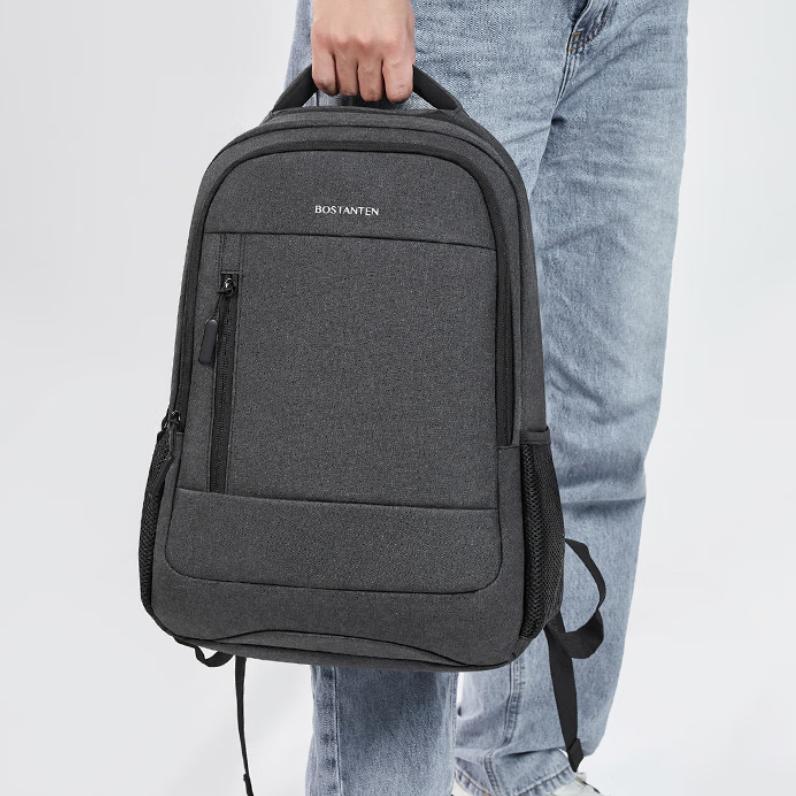 BOSTANTEN Backpack, Trendy Backpack, Large Capacity Laptop Bag, Dark Gray