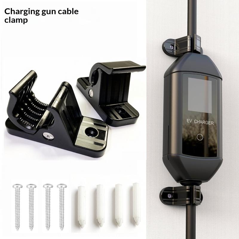 Wall Mount Bracket Hanger 1 Set For EVSE EV Charger Cable Organizer Convenience And Tidy Storage
