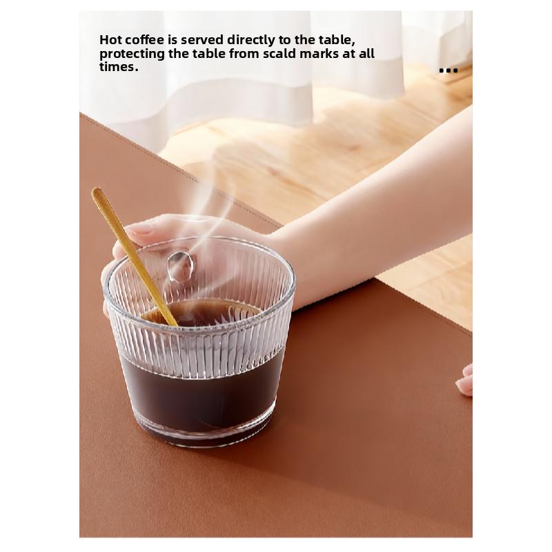 Super Easy-to-use Gaming Mouse Pad, Extra-large Office Desk Mat, Computer Keyboard Edge-locking Waterproof Leather Desk Mat