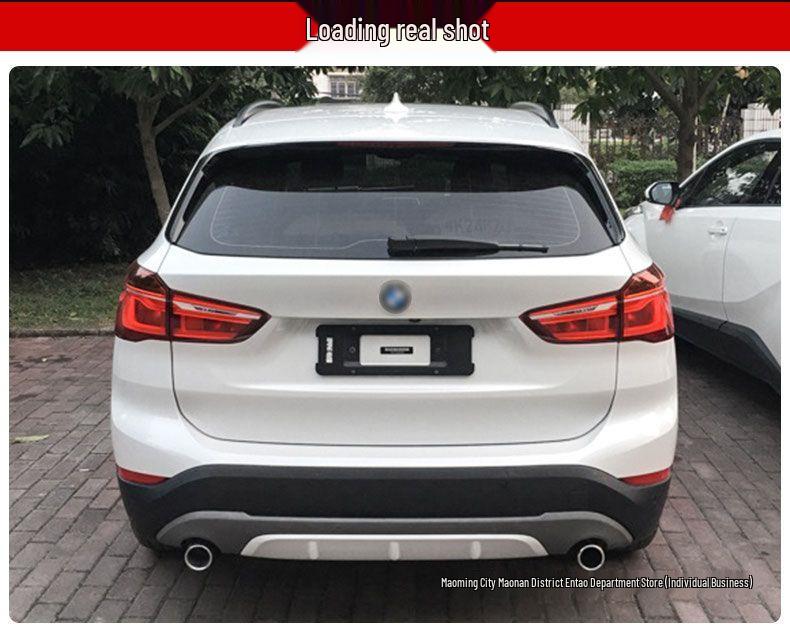Декоративная насадка на глушитель для BMW X1 (2016-2019) Модели с двойным выхлопом 1,5T/2,0T