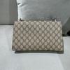 [Pre-Owned] Dionysus Tiger Head Buckle Logo Chain Canvas Leather Shoulder Crossbody Bag - Very Good #1SJUJJ1