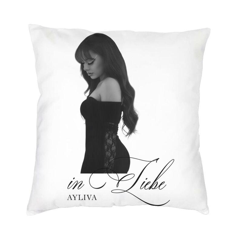 Custom Germany Ayliva Singer And Musician Cushion Cover Double Side Print Throw Pillow Case for Sofa Pillowcase Home Decorative
