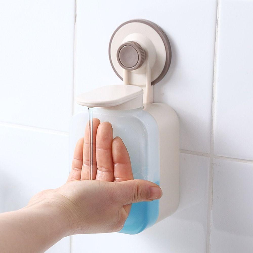 Punch-free Suction Cup Soap Dispenser Press Type Liquid Soap Distributor  Kitchen Sink