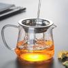 Heat Resistant Clear Glass Teapot Fair Cup with Handle Cha Hai Handmade Kung Fu Puer Tea Cups Gongdao Mug Tea Maker Teaware