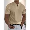 Men Muscle Fitness Sports V Neck Short Sleeve T Shirt For Men