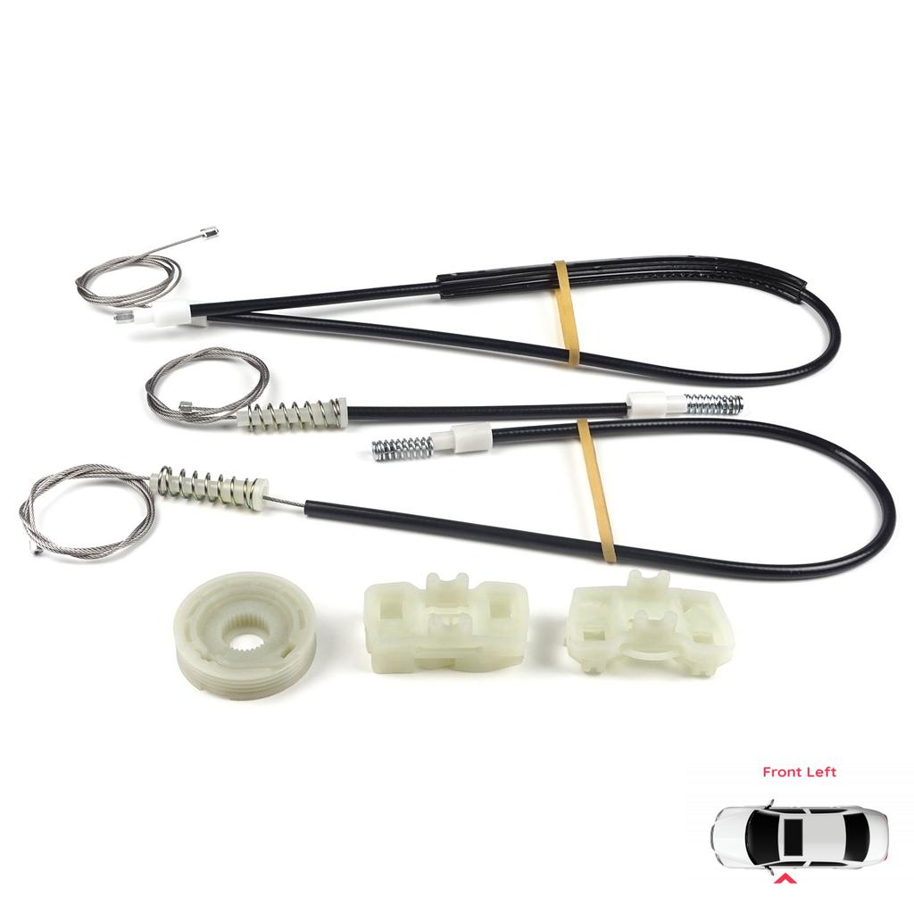 EWR404 Power Window Regulator Repair Set Front Left Door for Land Rover Freelander MK1 L314 LN 1997-2006 3/5 Door LR006372