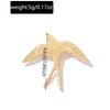 2026 New Sunflower Swallow Metal Brooch Women's Punk Vintage Metal Brooch Unique Versatile Clothing Accessory Decoration
