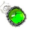 Peridot Gemstone Handmade 925 Sterling Silver Gift Jewelry Pendant 2.05" R7W84