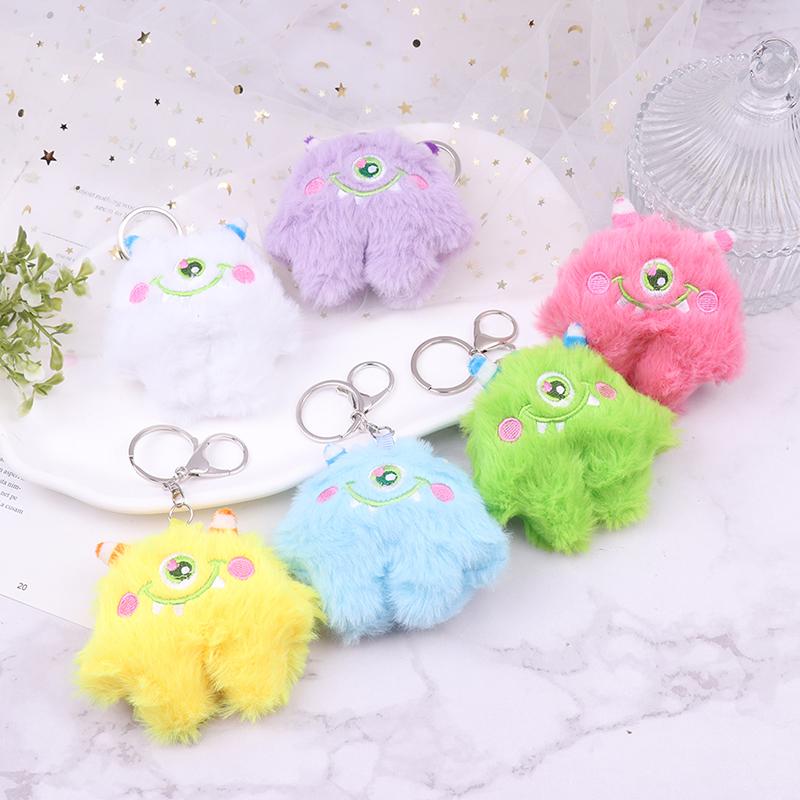 1Pc Cartoon Super Cute Big Eyed Monster Doll Cute Plush Toy Doll Pendant