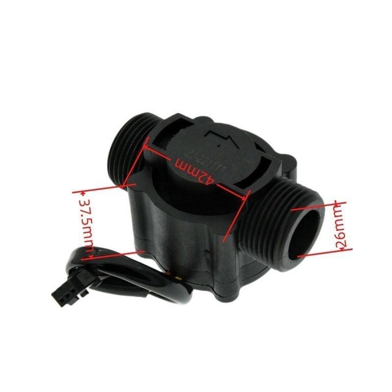 Water Flow Sensor Counter Meter FS300A 1-60L/min G3/4 DC 5-24V