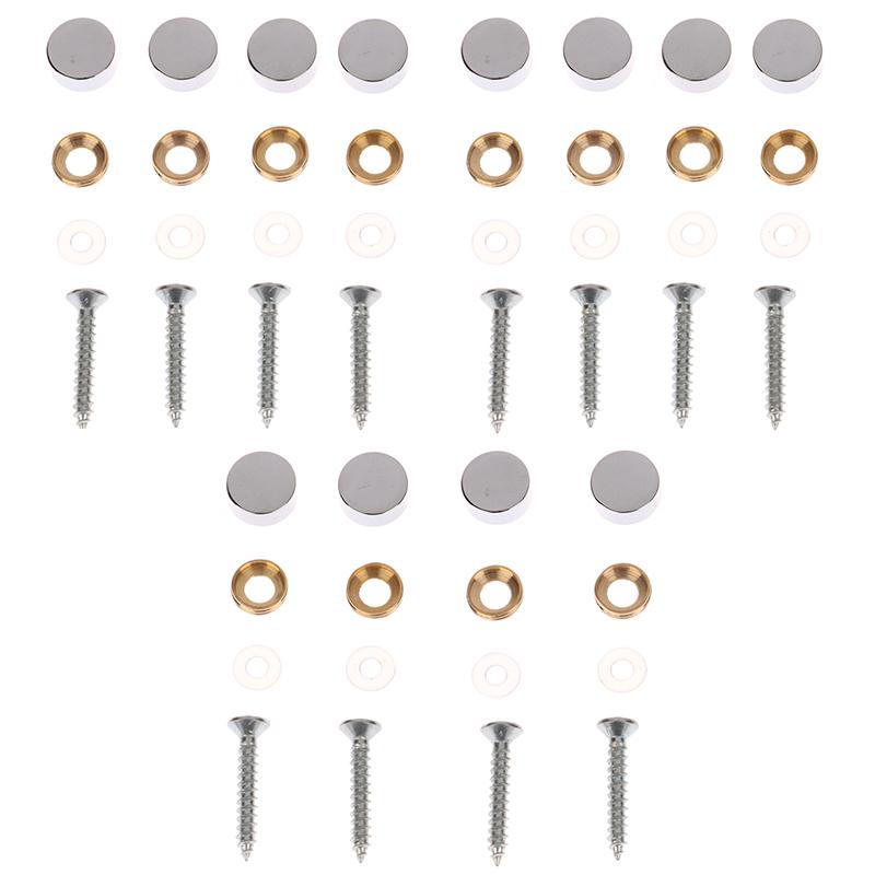 12 комплектов болтов, крепление, стойки, крепления для рекламы, 10-18 мм, декоративные зеркальные гвозди, наборы заглушек для винтов