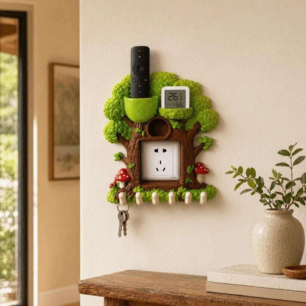 Creative Key Hook 3D Printed Light Switch Sleeve Protective Remote control storage Home Decoration
