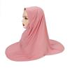 Malay Double Chin Undercap Muslim Women Solid Color Inner Scarf Islamic Instant Hijab Ladies Cap Crystal Hemp Bonnet Hat 80*55cm