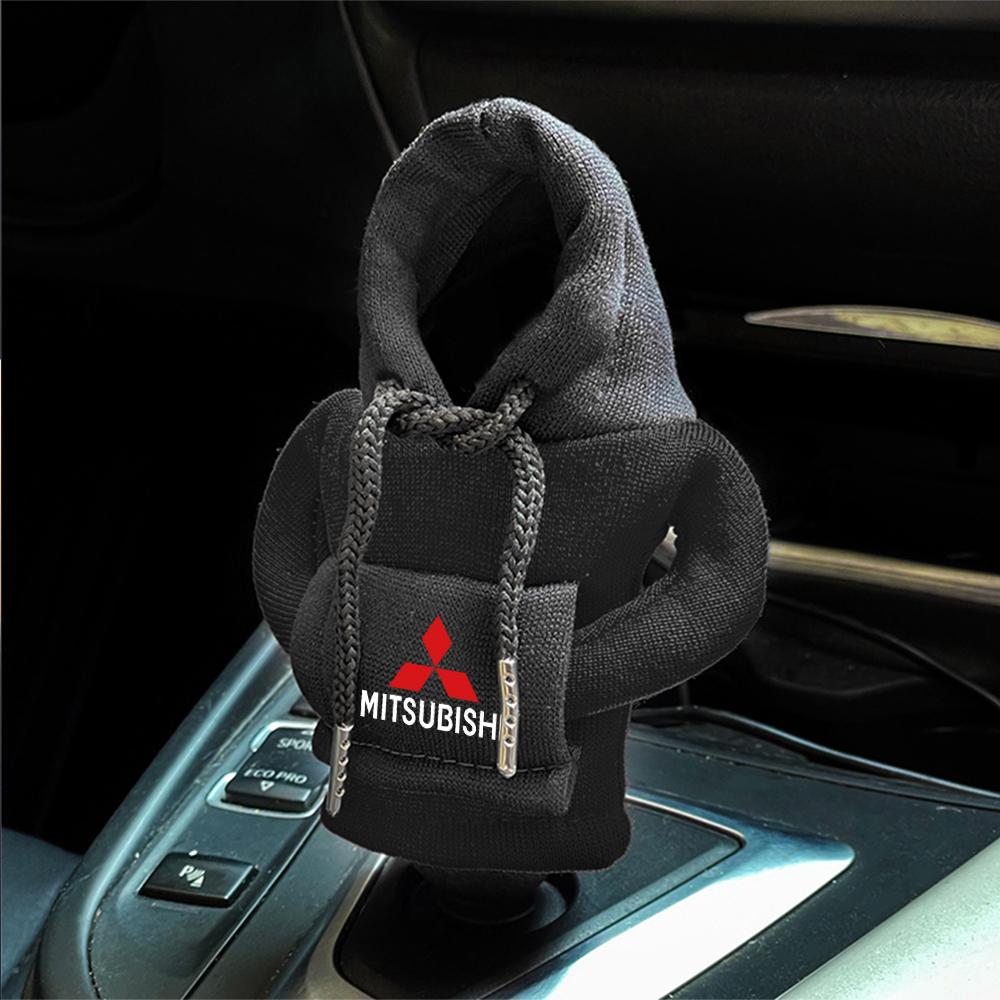 vhcp9 Hoodie Car Gear Shift Lever Cover Universal Car Gear Shift Knob For Mitsubishi Outlander I200 Pajero Eclipse ASX Lancer Space