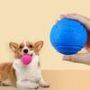 Dog Toy Rubber Ball Bite-resistant Ball Toy for Dogs Puppy Teddy Pitbull Red Color Solid Ball Pet Supplies