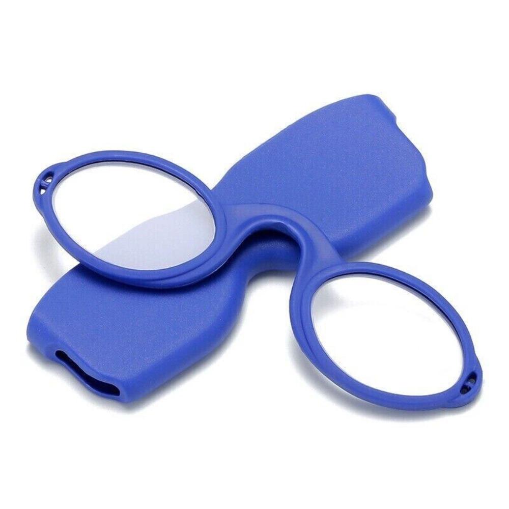 With Case Armless Silicone Nose Clip Portable Reading Glasses
